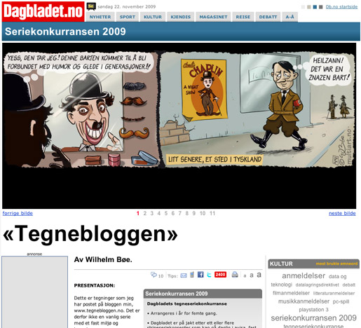 Dagbladets tegneseriekonkurranse