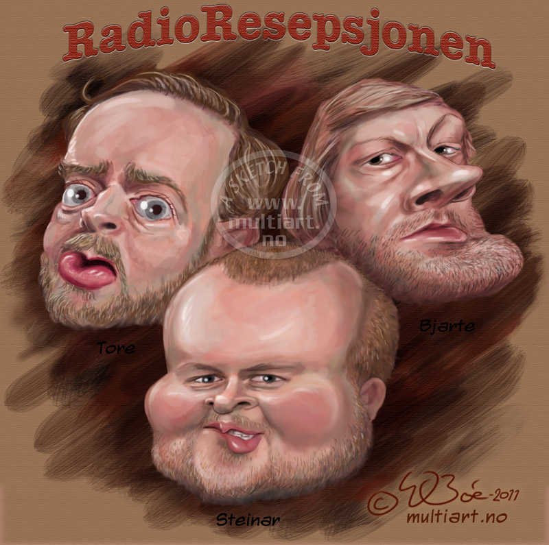 Karikatur av Radioresepsjonen